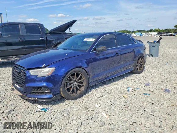 ✅ 2018 Audi S3 Premium Plus • VIN: WAUB1GFF5J1094976 • Lot: 49869176. Listed on Copart with Not provided. Free auction sales archive from the USA and detailed vehicle history report at DreamBid. Image 1.
