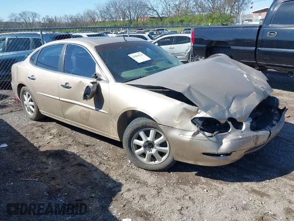 ✅ 2005 Buick LaCrosse CXL • VIN: 2G4WD532151227908 • Lot: 41864114. Wystawiony na IAAI z przebiegiem Nie podano. Bezpłatny archiwum sprzedaży aukcyjnych z USA i szczegółowy raport historii pojazdu na DreamBid. Zdjęcie 1.