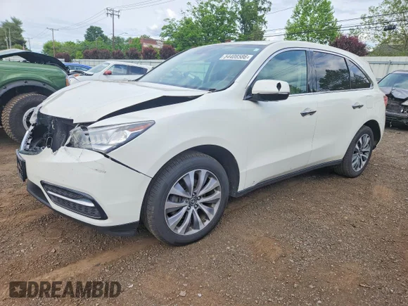 ✅ 2016 Acura MDX Technology • VIN: 5FRYD4H66GB007732 • Лот: 54408586. Опубликован ранее на Copart с пробегом 169 792 миль. Бесплатный доступ к архиву аукционных продаж из США и подробный отчёт об истории автомобиля на DreamBid. Изображение 1.