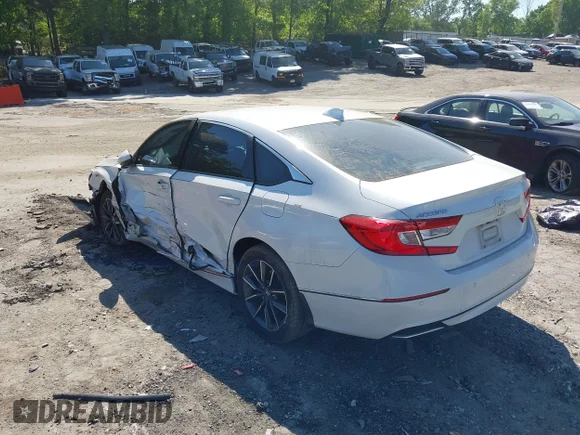 ✅ 2021 Honda Accord EX-L • VIN: 1HGCV1F51MA111665 • Lot: 44857408. Wystawiony na IAAI z przebiegiem 71 802 mil. Bezpłatny archiwum sprzedaży aukcyjnych z USA i szczegółowy raport historii pojazdu na DreamBid. Zdjęcie 3.