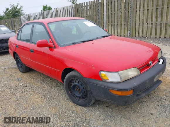 ✅ 1993 Toyota Corolla DLX • VIN: 1NXAE09E9PZ039642 • Lot: 43038382. Listed on IAAI with 178,587 mi. Free auction sales archive from the USA and detailed vehicle history report at DreamBid. Image 1.