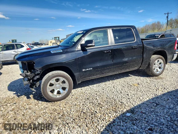 ✅ 2022 Ram 1500 Big Horn • VIN: 1C6SRFFT2NN428804 • Lot: 49889026. Listed on Copart with 44,281 mi. Free auction sales archive from the USA and detailed vehicle history report at DreamBid. Image 1.