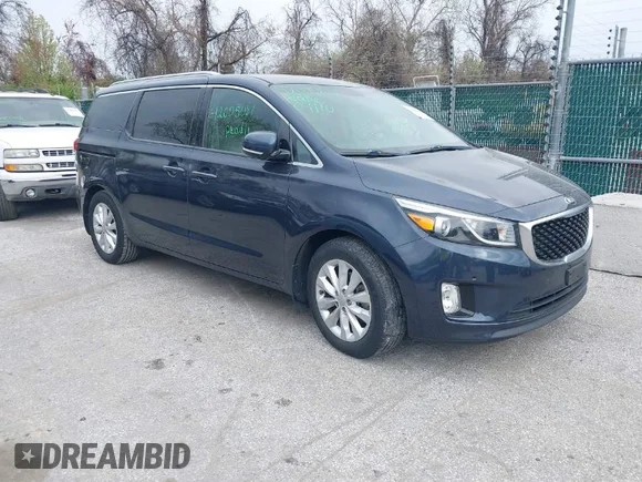 ✅ 2017 Kia Sedona EX • VIN: KNDMC5C19H6259380 • Lot: 42005081. Wystawiony na IAAI z przebiegiem 126 698 mil. Bezpłatny archiwum sprzedaży aukcyjnych z USA i szczegółowy raport historii pojazdu na DreamBid. Zdjęcie 1.