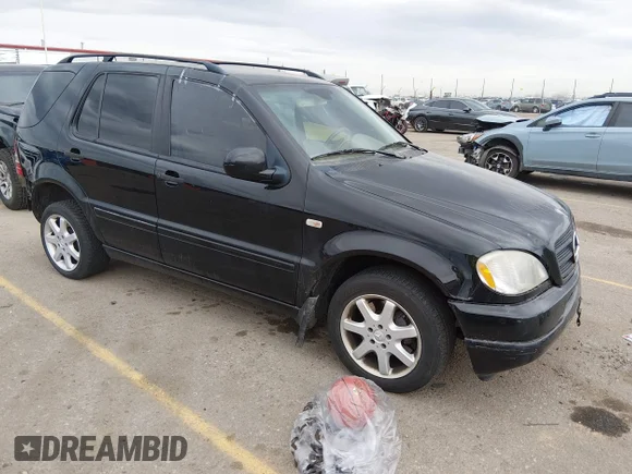 ✅ 2001 Mercedes-Benz M 320/430/500 • VIN: 4JGAB72EX1A258680 • Lot: 44690114. Listed on IAAI with 160,000 mi. Free auction sales archive from the USA and detailed vehicle history report at DreamBid. Image 1.