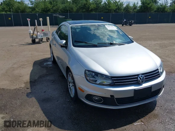 ✅ 2012 Volkswagen Eos Komfort • VIN: WVWBW7AHXCV000745 • Lot: 39893056. Listed on IAAI with 185,826 mi. Free auction sales archive from the USA and detailed vehicle history report at DreamBid. Image 1.