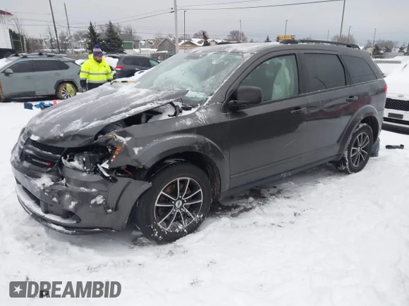 ✅ 2018 Dodge Journey SE • VIN: 3C4PDCAB1JT152488 • Лот: 43931774. Опубліковано раніше на IAAI з пробігом 125 945 миль. Безкоштовний доступ до архіву аукціонних продажів зі США та докладний звіт про історію автомобіля на DreamBid. Зображення 2.