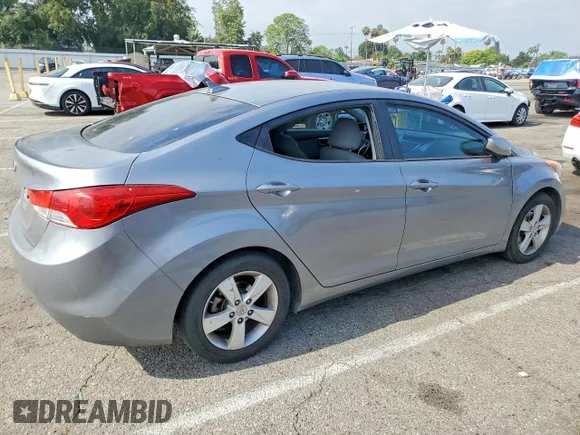 ✅ 2011 Hyundai Elantra GLS • VIN: KMHDH4AE2BU152817 • Lot: 54725026. Listed on Copart with 124,444 mi. Free auction sales archive from the USA and detailed vehicle history report at DreamBid. Image 3.
