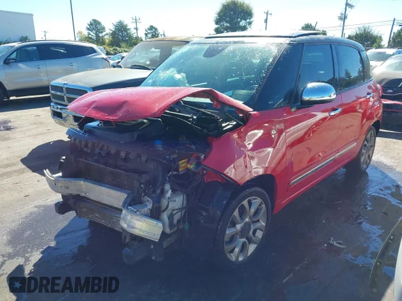 ✅ 2014 FIAT 500L Lounge • VIN: ZFBCFACH6EZ005518 • Лот: 43479974. Опубликован ранее на IAAI с пробегом 151 747 миль. Бесплатный доступ к архиву аукционных продаж из США и подробный отчёт об истории автомобиля на DreamBid. Изображение 2.