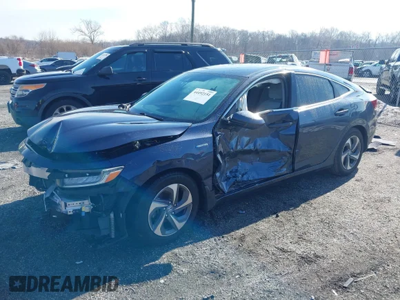 ✅ 2019 Honda Insight EX • VIN: 19XZE4F5XKE021614 • Лот: 44492151. Опубліковано раніше на IAAI з пробігом 216 219 миль. Безкоштовний доступ до архіву аукціонних продажів зі США та докладний звіт про історію автомобіля на DreamBid. Зображення 2.