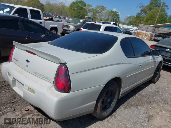 ✅ 2003 Chevrolet Monte Carlo LS • VIN: 2G1WW12E639333720 • Lot: 41956109. Wystawiony na IAAI z przebiegiem 144 648 mil. Bezpłatny archiwum sprzedaży aukcyjnych z USA i szczegółowy raport historii pojazdu na DreamBid. Zdjęcie 4.