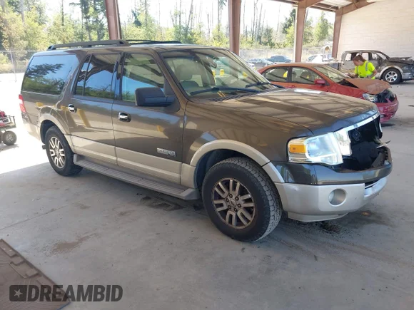 ✅ 2008 Ford Expedition Max Eddie Bauer • VIN: 1FMFK18548LA01619 • Лот: 42744629. Опубликован ранее на IAAI с пробегом 261 494 миль. Бесплатный доступ к архиву аукционных продаж из США и подробный отчёт об истории автомобиля на DreamBid. Изображение 1.