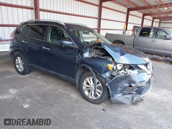 ✅ 2016 Nissan Rogue SV • VIN: 5N1AT2MV9GC918797 • Lot: 42846003. Listed on IAAI with 57,421 mi. Free auction sales archive from the USA and detailed vehicle history report at DreamBid. Image 1.