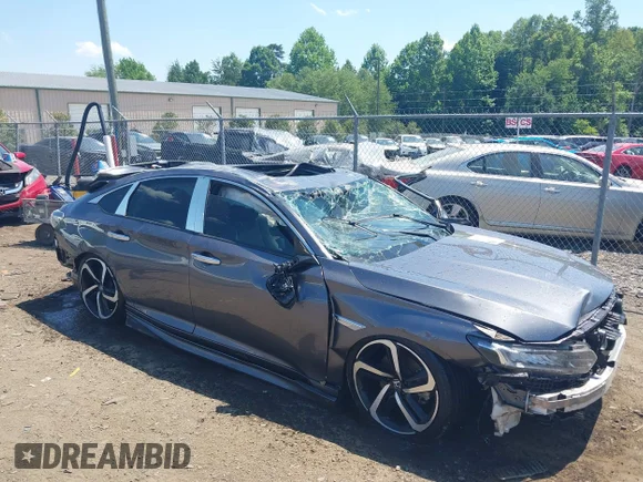 ✅ 2020 Honda Accord Sport • VIN: 1HGCV2F31LA025291 • Lot: 45171081. Listed on IAAI with 39,888 mi. Free auction sales archive from the USA and detailed vehicle history report at DreamBid. Image 1.