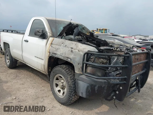 ✅ 2015 Chevrolet Silverado 1500 LS • VIN: 1GCNKPEH5FZ179583 • Lot: 42287732. Listed on IAAI with 52,891 mi. Free auction sales archive from the USA and detailed vehicle history report at DreamBid. Image 1.