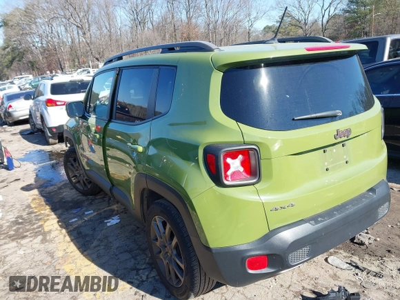 ✅ 2016 Jeep Renegade Latitude • VIN: ZACCJBBTXGPD18290 • Lot: 41399537. Wystawiony na IAAI z przebiegiem 49 749 mil. Bezpłatny archiwum sprzedaży aukcyjnych z USA i szczegółowy raport historii pojazdu na DreamBid. Zdjęcie 3.