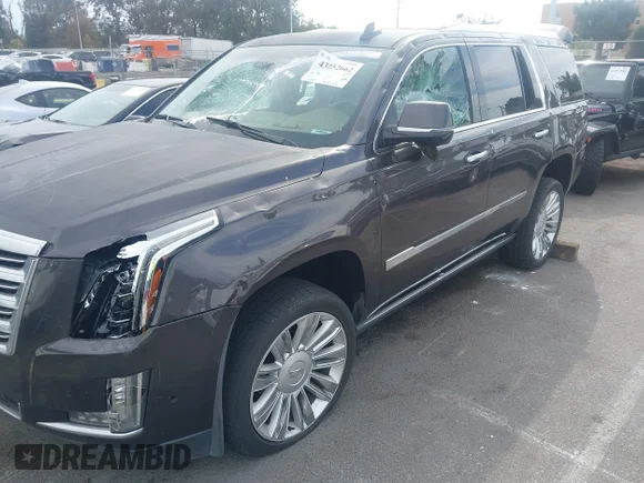 ✅ 2018 Cadillac Escalade Platinum • VIN: 1GYS4DKJ5JR110043 • Лот: 43252662. Опубликован ранее на IAAI с пробегом Не указан. Бесплатный доступ к архиву аукционных продаж из США и подробный отчёт об истории автомобиля на DreamBid. Изображение 6.