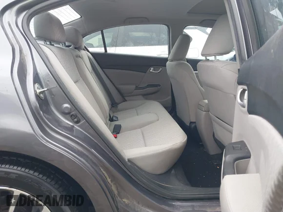 ✅ 2014 Honda Civic EX • VIN: 19XFB2F84EE016505 • Lot: 43947288. Listed on IAAI with Not provided. Free auction sales archive from the USA and detailed vehicle history report at DreamBid. Image 8.