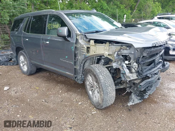 ✅ 2021 GMC Yukon SLT • VIN: 1GKS2BKDXMR270146 • Lot: 42266114. Wystawiony na IAAI z przebiegiem 93 621 mil. Bezpłatny archiwum sprzedaży aukcyjnych z USA i szczegółowy raport historii pojazdu na DreamBid. Zdjęcie 1.