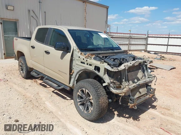 ✅ 2022 Chevrolet Colorado 4WD Z71 • VIN: 1GCGTDEN7N1330673 • Lot: 44749080. Wystawiony na IAAI z przebiegiem 107 017 mil. Bezpłatny archiwum sprzedaży aukcyjnych z USA i szczegółowy raport historii pojazdu na DreamBid. Zdjęcie 1.