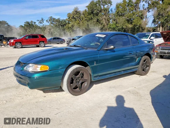 ✅ 1997 Ford Mustang Cobra • VIN: 1FALP47VXVF159538 • Лот: 74221065. Опубліковано раніше на Copart з пробігом 109 522 миль. Безкоштовний доступ до архіву аукціонних продажів зі США та докладний звіт про історію автомобіля на DreamBid. Зображення 1.