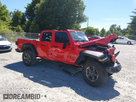 ✅ 2022 Jeep Gladiator Rubicon • VIN: 1C6JJTBG9NL102844 • Lot: 45120229. Listed on IAAI with 61,600 mi. Free auction sales archive from the USA and detailed vehicle history report at DreamBid. Image 1.