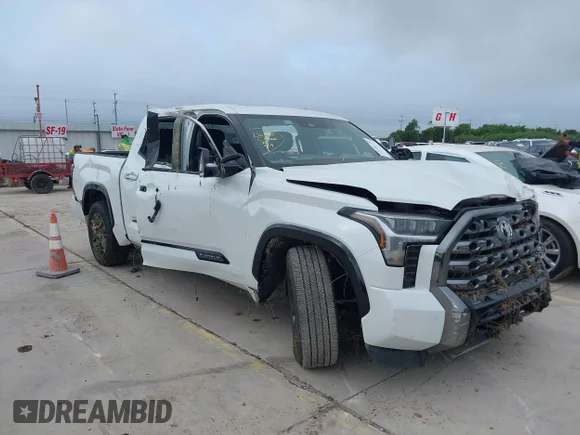 ✅ 2022 Toyota Tundra Platinum • VIN: 5TFNA5DB5NX024174 • Лот: 42688719. Опубліковано раніше на IAAI з пробігом 37 786 миль. Безкоштовний доступ до архіву аукціонних продажів зі США та докладний звіт про історію автомобіля на DreamBid. Зображення 1.