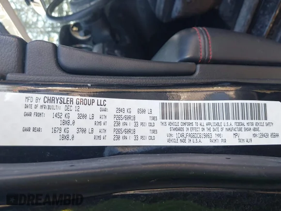 ✅ 2013 Jeep Grand Cherokee Laredo • VIN: 1C4RJFAG6DC619063 • Лот: 41430445. Опубліковано раніше на IAAI з пробігом Не вказано. Безкоштовний доступ до архіву аукціонних продажів зі США та докладний звіт про історію автомобіля на DreamBid. Зображення 9.