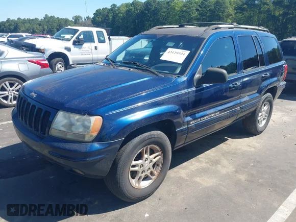 ✅ 1999 Jeep Grand Cherokee Limited • VIN: 1J4GW68N5XC685339 • Lot: 43129934. Listed on IAAI with 141,624 mi. Free auction sales archive from the USA and detailed vehicle history report at DreamBid. Image 2.