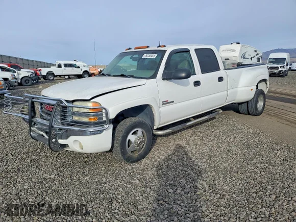 ✅ 2003 GMC Sierra 3500 SLT • VIN: 1GTJC33123F128582 • Lot: 76230465. Listed on Copart with 269,213 mi. Free auction sales archive from the USA and detailed vehicle history report at DreamBid. Image 1.
