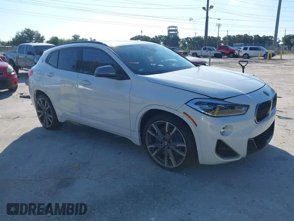 ✅ 2019 BMW X2 M35i • VIN: WBXYN1C57KEF29605 • Lot: 43003981. Listed on IAAI with 61,749 mi. Free auction sales archive from the USA and detailed vehicle history report at DreamBid. Image 1.