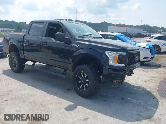 ✅ 2019 Ford F-150 XL • VIN: 1FTEW1E56KKF02243 • Lot: 42972556. Listed on IAAI with 52,363 mi. Free auction sales archive from the USA and detailed vehicle history report at DreamBid. Image 1.