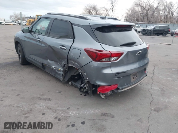 ✅ 2021 Chevrolet TrailBlazer LT • VIN: KL79MRSL3MB091845 • Lot: 43774586. Wystawiony na IAAI z przebiegiem 47 472 mil. Bezpłatny archiwum sprzedaży aukcyjnych z USA i szczegółowy raport historii pojazdu na DreamBid. Zdjęcie 3.