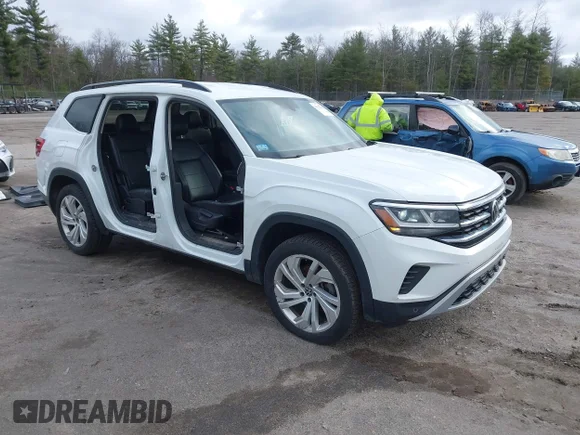 ✅ 2021 Volkswagen Atlas SE • VIN: 1V2HR2CA4MC569381 • Лот: 44795874. Опубликован ранее на IAAI с пробегом 131 509 миль. Бесплатный доступ к архиву аукционных продаж из США и подробный отчёт об истории автомобиля на DreamBid. Изображение 1.