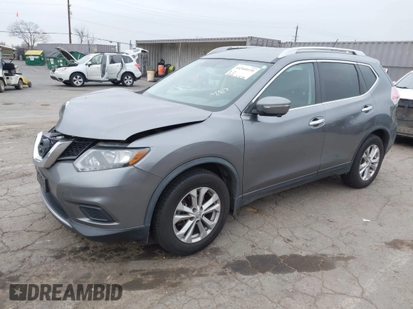 ✅ 2015 Nissan Rogue SV • VIN: KNMAT2MV4FP512051 • Lot: 44360139. Wystawiony na IAAI z przebiegiem 157 106 mil. Bezpłatny archiwum sprzedaży aukcyjnych z USA i szczegółowy raport historii pojazdu na DreamBid. Zdjęcie 2.