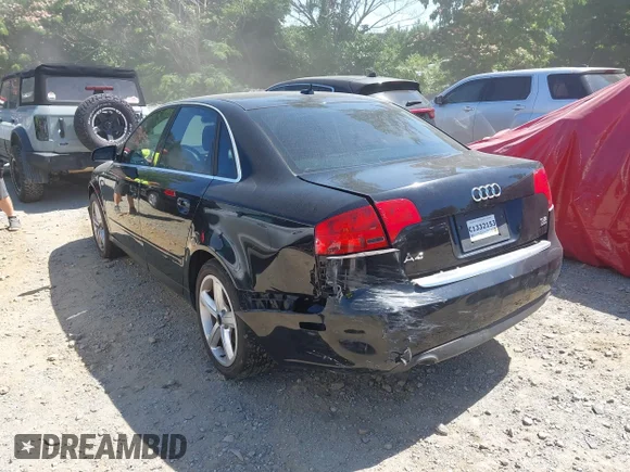 ✅ 2007 Audi A4 3.2L • VIN: WAUDH78EX7A251371 • Лот: 45290767. Опубликован ранее на IAAI с пробегом 204 563 миль. Бесплатный доступ к архиву аукционных продаж из США и подробный отчёт об истории автомобиля на DreamBid. Изображение 3.