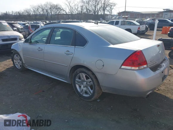 ✅ 2013 Chevrolet Impala LT • VIN: 2G1WG5E33D1260580 • Lot: 44503900. Listed on IAAI with 147,749 mi. Free auction sales archive from the USA and detailed vehicle history report at DreamBid. Image 3.