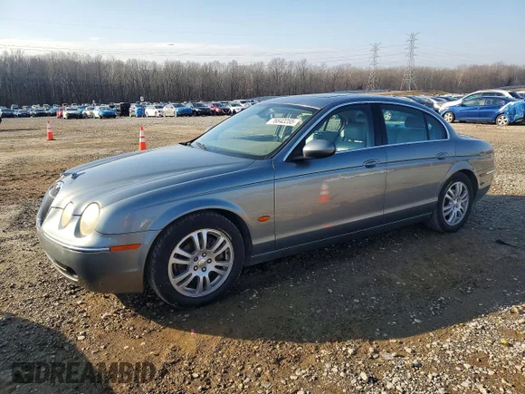 ✅ 2005 Jaguar S-Type • VIN: SAJWA01T25FN25163 • Lot: 76842255. Listed on Copart with 205,028 mi. Free auction sales archive from the USA and detailed vehicle history report at DreamBid. Image 1.