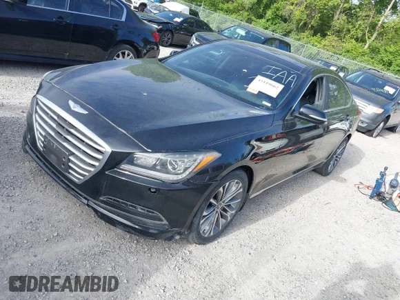 ✅ 2015 Hyundai Genesis 3.8L • VIN: KMHGN4JE4FU040242 • Lot: 45119662. Listed on IAAI with 120,922 mi. Free auction sales archive from the USA and detailed vehicle history report at DreamBid. Image 2.