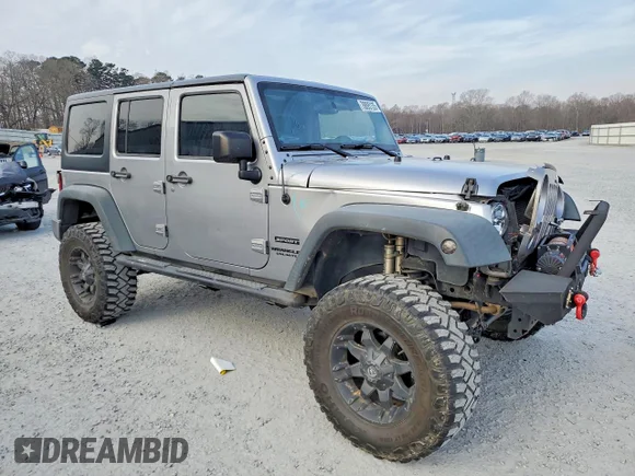 ✅ 2016 Jeep Wrangler Unlimited Sport • VIN: 1C4BJWDG1GL229554 • Лот: 78895135. Опубликован ранее на Copart с пробегом 105 736 миль. Бесплатный доступ к архиву аукционных продаж из США и подробный отчёт об истории автомобиля на DreamBid. Изображение 4.