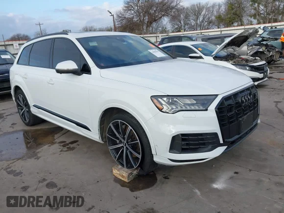 ✅ 2020 Audi Q7 Prestige • VIN: WA1VXAF74LD000778 • Lot: 44009663. Wystawiony na IAAI z przebiegiem 49 564 mil. Bezpłatny archiwum sprzedaży aukcyjnych z USA i szczegółowy raport historii pojazdu na DreamBid. Zdjęcie 1.