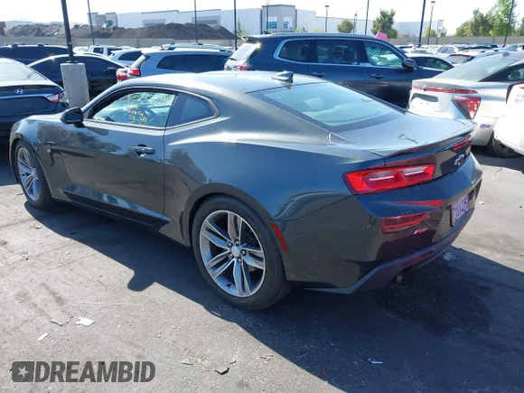 ✅ 2017 Chevrolet Camaro 1LT • VIN: 1G1FB1RS5H0161382 • Lot: 44971079. Listed on IAAI with 105,792 mi. Free auction sales archive from the USA and detailed vehicle history report at DreamBid. Image 3.