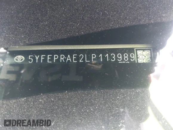 ✅ 2020 Toyota Corolla LE • VIN: 5YFEPRAE2LP113989 • Лот: 45312577. Опубліковано раніше на IAAI з пробігом 74 147 миль. Безкоштовний доступ до архіву аукціонних продажів зі США та докладний звіт про історію автомобіля на DreamBid. Зображення 9.
