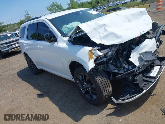 ✅ 2025 Dodge Durango GT • VIN: 1C4RDJDGXSC522659 • Лот: 42969173. Опубліковано раніше на IAAI з пробігом 5 561 миль. Безкоштовний доступ до архіву аукціонних продажів зі США та докладний звіт про історію автомобіля на DreamBid. Зображення 1.