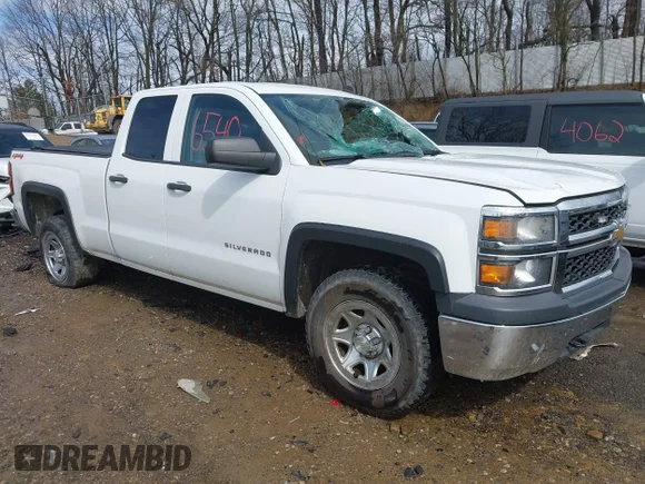 ✅ 2014 Chevrolet Silverado 1500 Work Truck • VIN: 1GCVKPEHXEZ195759 • Lot: 44576540. Listed on IAAI with 245,180 mi. Free auction sales archive from the USA and detailed vehicle history report at DreamBid. Image 1.