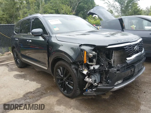 ✅ 2021 Kia Telluride SX • VIN: 5XYP5DHC6MG128233 • Лот: 45173950. Опубликован ранее на IAAI с пробегом 202 310 миль. Бесплатный доступ к архиву аукционных продаж из США и подробный отчёт об истории автомобиля на DreamBid. Изображение 1.