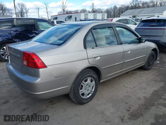 ✅ 2002 Honda Civic LX • VIN: 1HGES16562L058299 • Lot: 44030056. Wystawiony na IAAI z przebiegiem Nie podano. Bezpłatny archiwum sprzedaży aukcyjnych z USA i szczegółowy raport historii pojazdu na DreamBid. Zdjęcie 4.