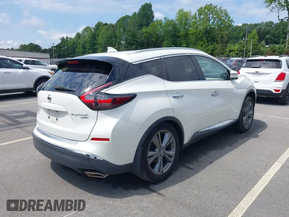 ✅ 2019 Nissan Murano SV • VIN: 5N1AZ2MSXKN139040 • Lot: 42798882. Wystawiony na IAAI z przebiegiem 91 521 mil. Bezpłatny archiwum sprzedaży aukcyjnych z USA i szczegółowy raport historii pojazdu na DreamBid. Zdjęcie 4.