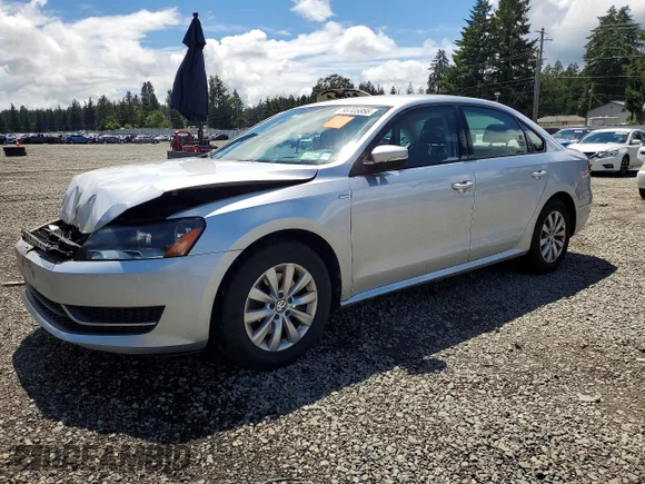 ✅ 2015 Volkswagen Passat S • VIN: 1VWAT7A31FC050763 • Lot: 56705866. Listed on Copart with Not provided. Free auction sales archive from the USA and detailed vehicle history report at DreamBid. Image 1.