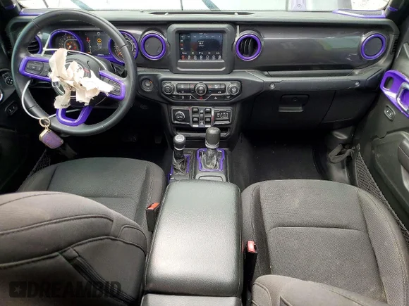 ✅ 2022 Jeep Gladiator Altitude • VIN: 1C6HJTAG9NL156547 • Lot: 79535725. Listed on Copart with 47,598 mi. Free auction sales archive from the USA and detailed vehicle history report at DreamBid. Image 8.