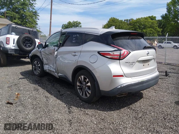 ✅ 2017 Nissan Murano SL • VIN: 5N1AZ2MG0HN189658 • Lot: 45102872. Wystawiony na IAAI z przebiegiem 162 726 mil. Bezpłatny archiwum sprzedaży aukcyjnych z USA i szczegółowy raport historii pojazdu na DreamBid. Zdjęcie 3.